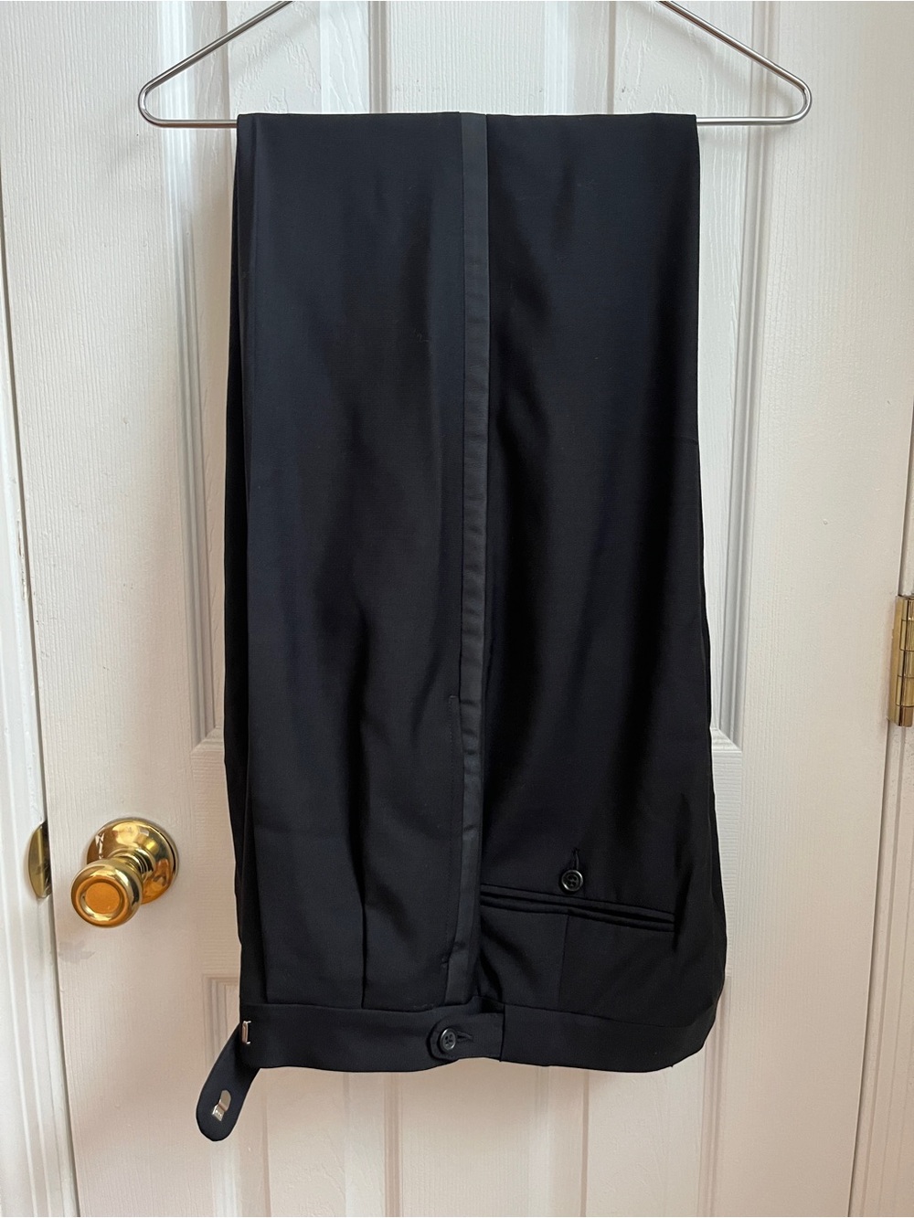 Ralph Lauren Black Grosgrain Lapel Tuxedo Jacket and Pants - Picture 5 of 9